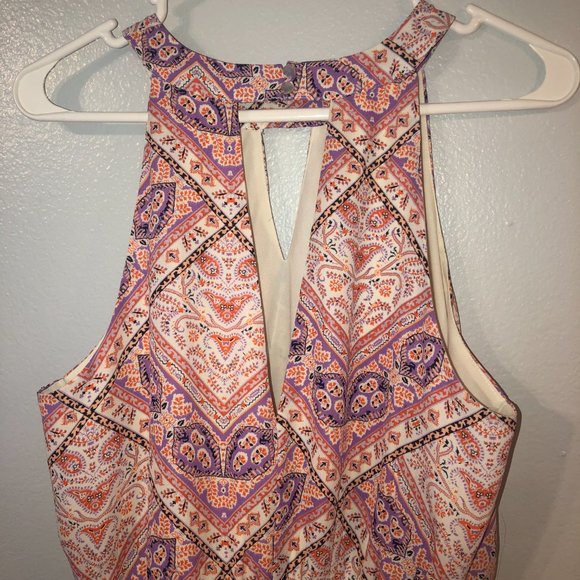 Q&A Merivel Maxi Pink Easter Summer Dress Size Medium - Picture 3 of 5